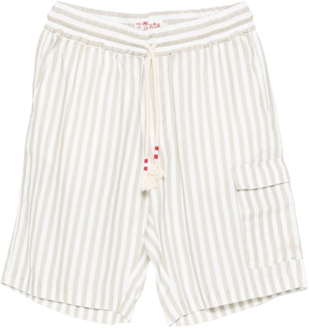 MC2 Saint Barth Shorts Bianco/Beige Wit
