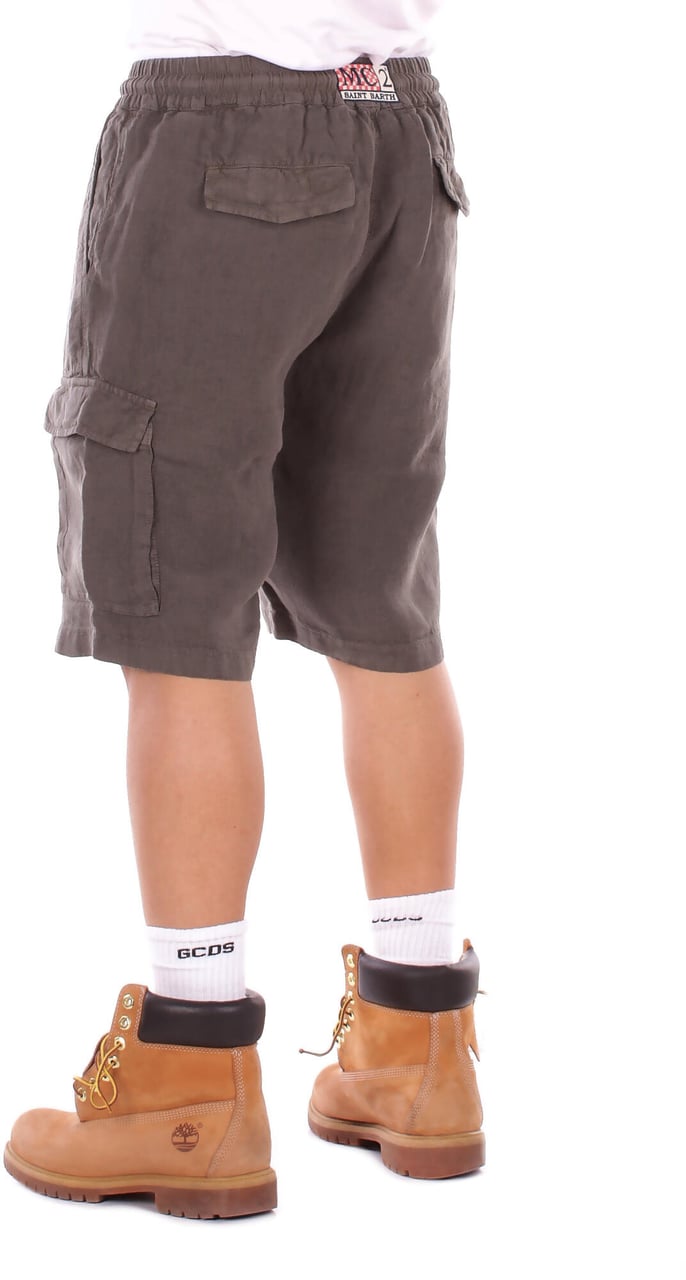 MC2 Saint Barth Shorts Green Taupe