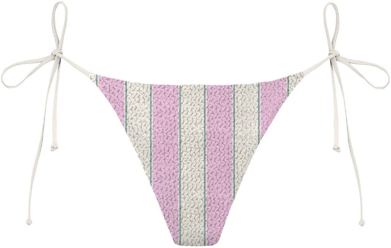 MC2 Saint Barth Sea Clothing Crinkle Beach Stripes 2153 Roze