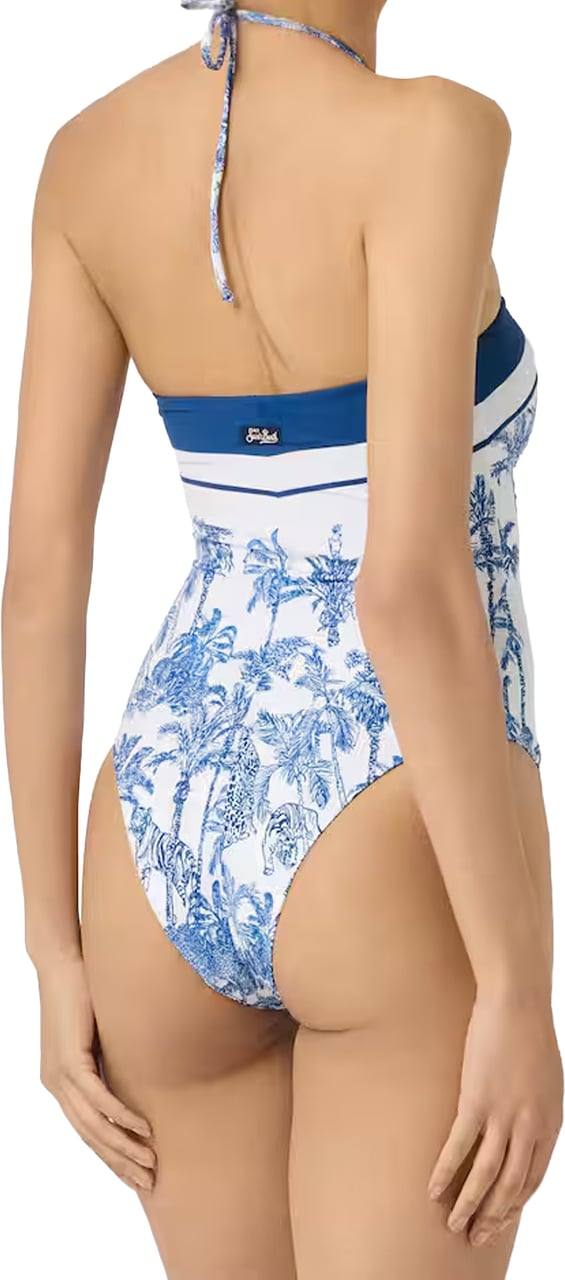 MC2 Saint Barth Sea Clothing Foulard Jungle Oceania 01 Wit