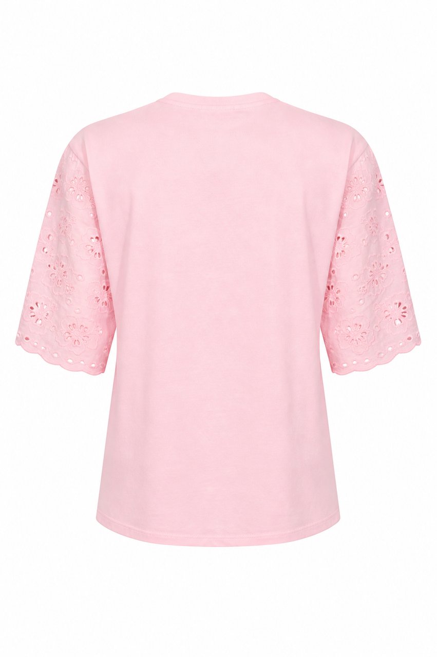 MC2 Saint Barth T-Shirts And Polos Sangallo Hibiscus Flower Roze