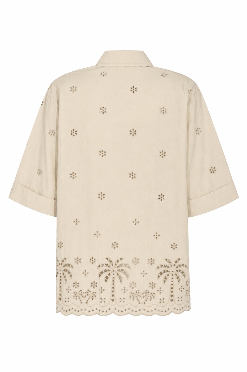 MC2 Saint Barth Shirts Sangallo Palms Embry 11 Beige