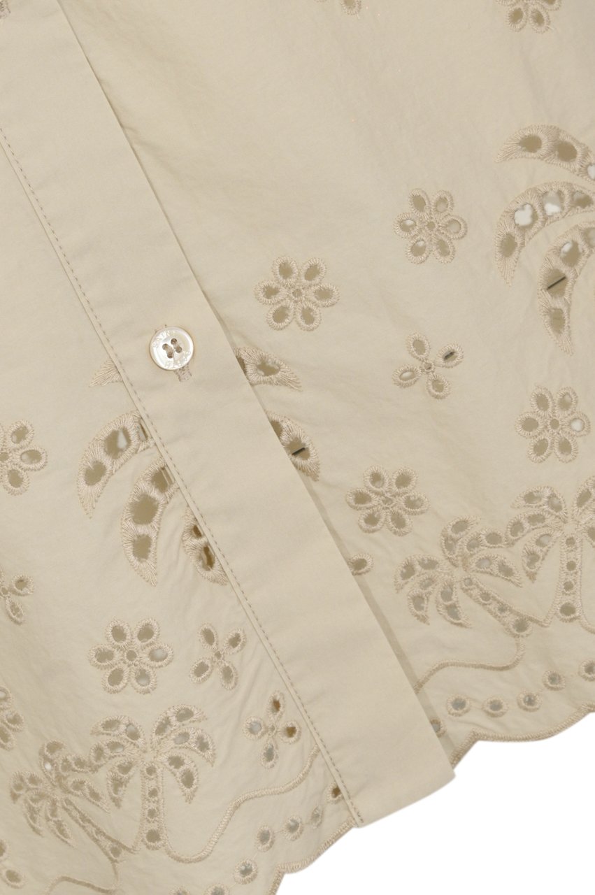MC2 Saint Barth Shirts Sangallo Palms Embry 11 Beige