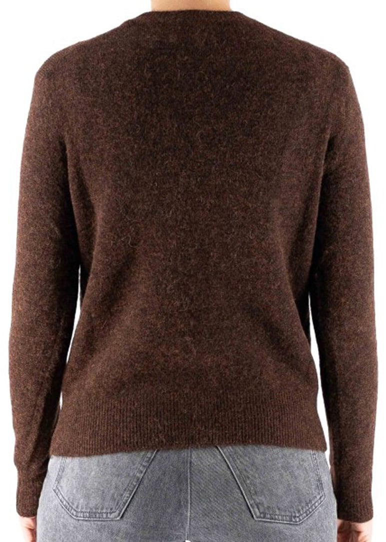 MC2 Saint Barth Alpaca Sweatshirt with Unique 'Bollicine Girl' Print Grijs
