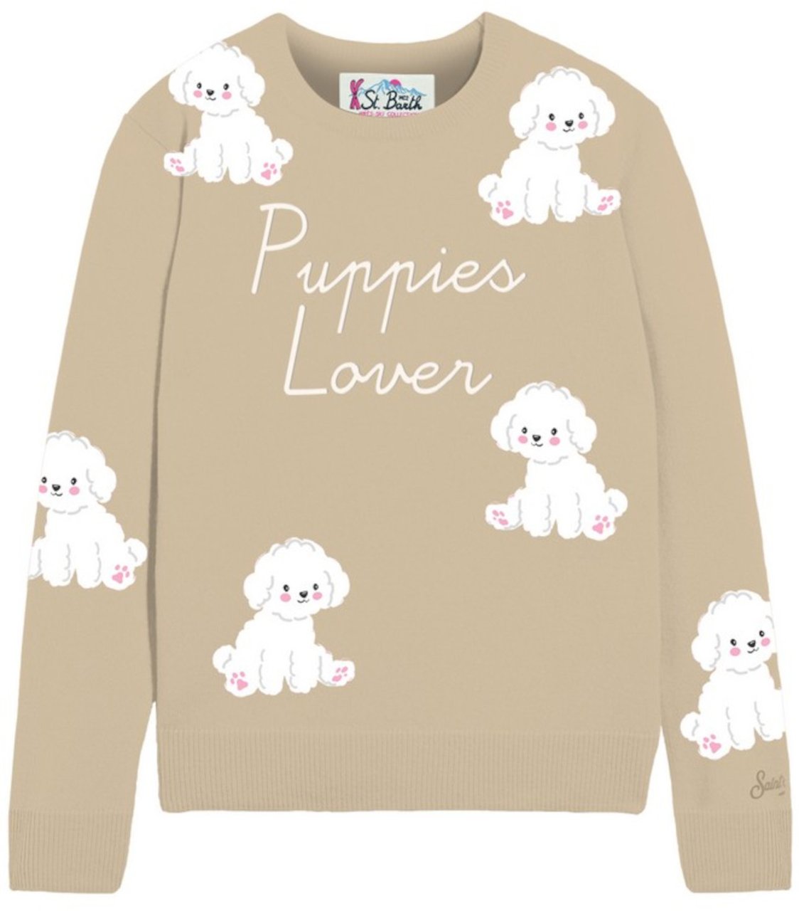MC2 Saint Barth Sweaters Beige Bianco Beige