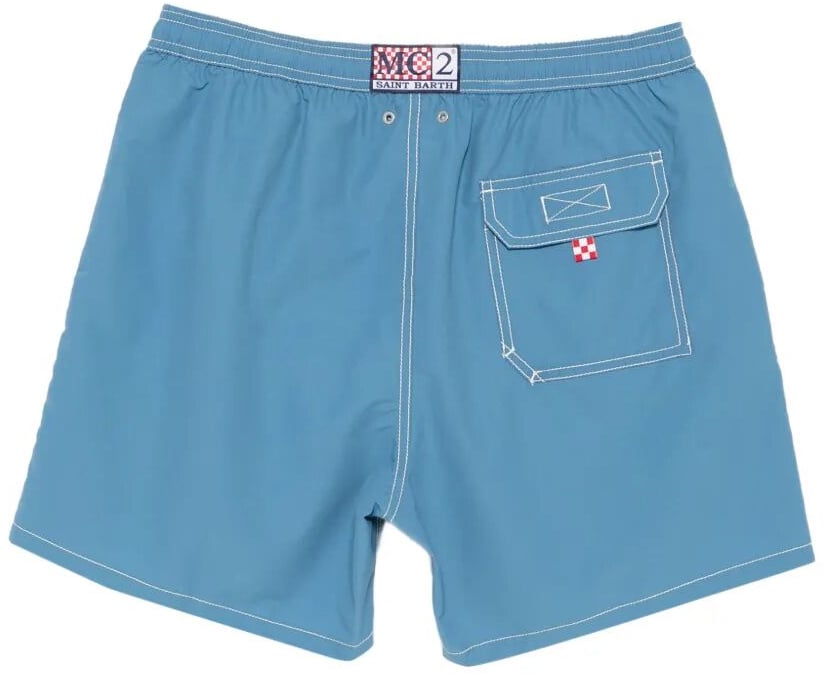 MC2 Saint Barth Sea Clothing Toile 33 Dusty Blue Blauw