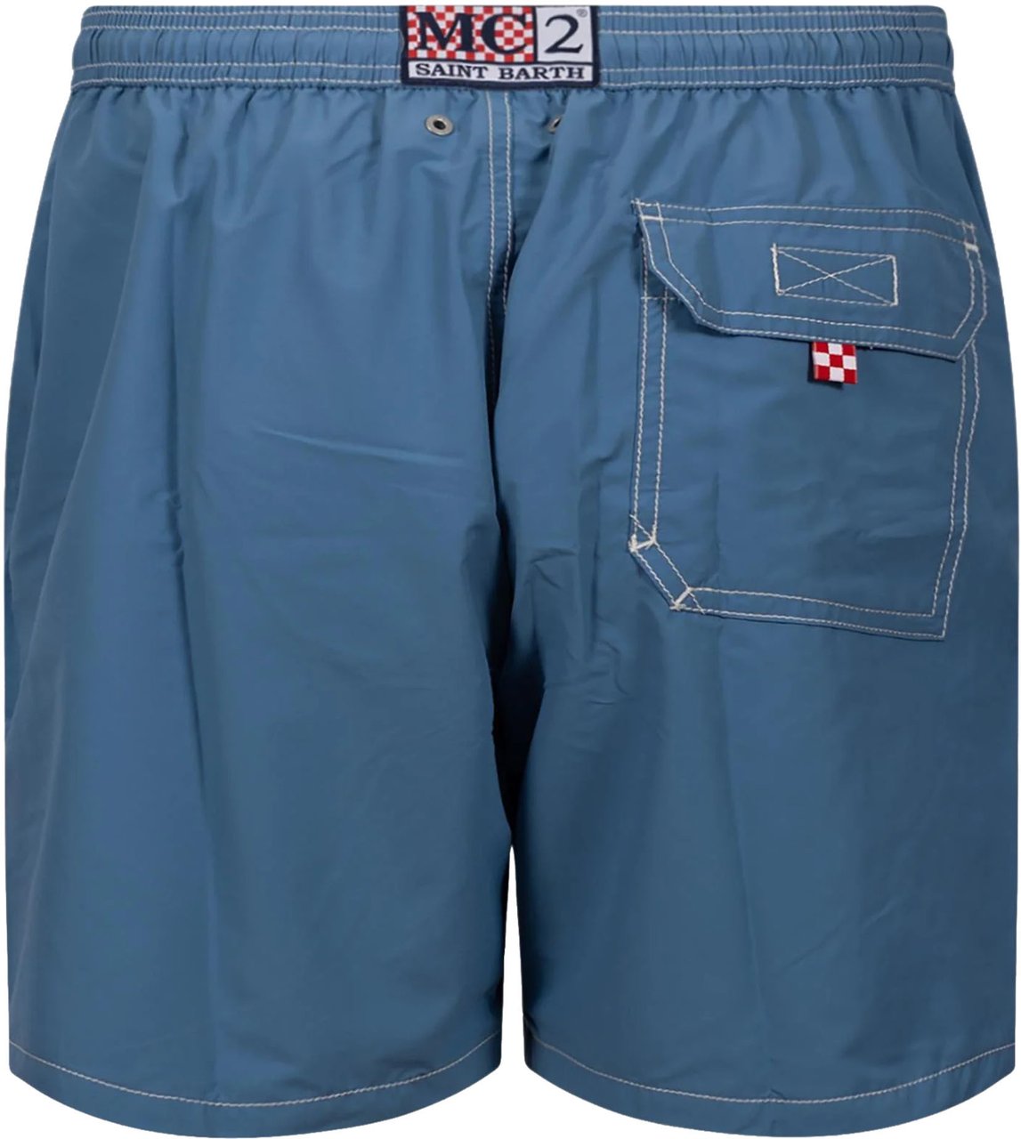 MC2 Saint Barth Sea Clothing Toile 33 Dusty Blue Blauw