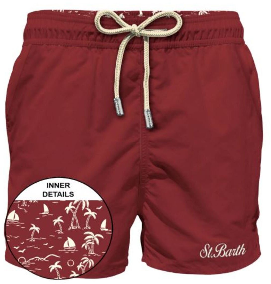 MC2 Saint Barth Sea Clothing Bordeau Maroon
