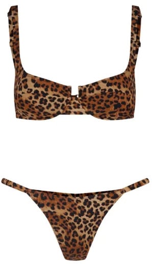 MC2 Saint Barth Sea Clothing Leopard Beige