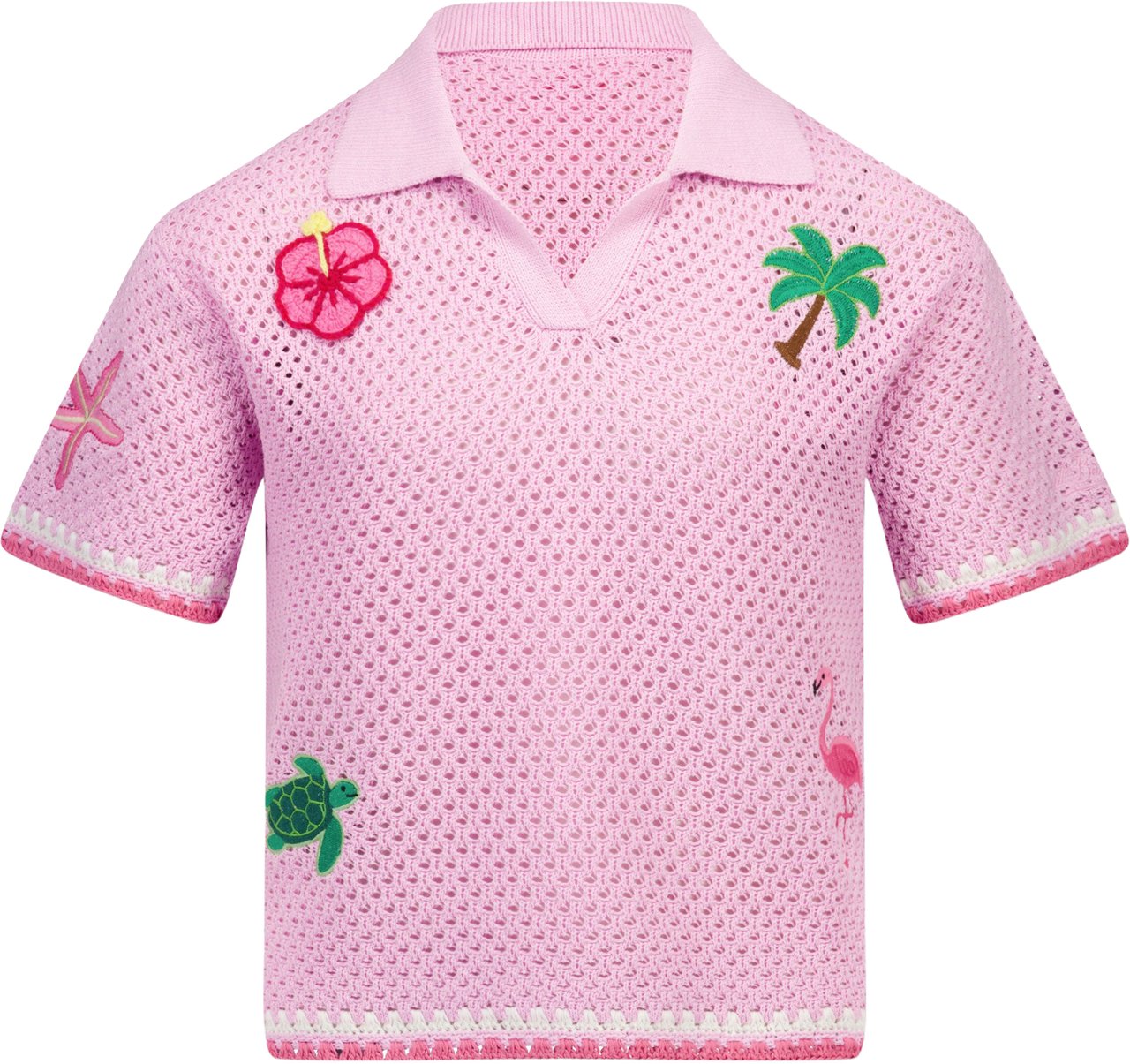 MC2 Saint Barth MC2 Saint Barth Kinder Meisjes Polo In Roze Roze