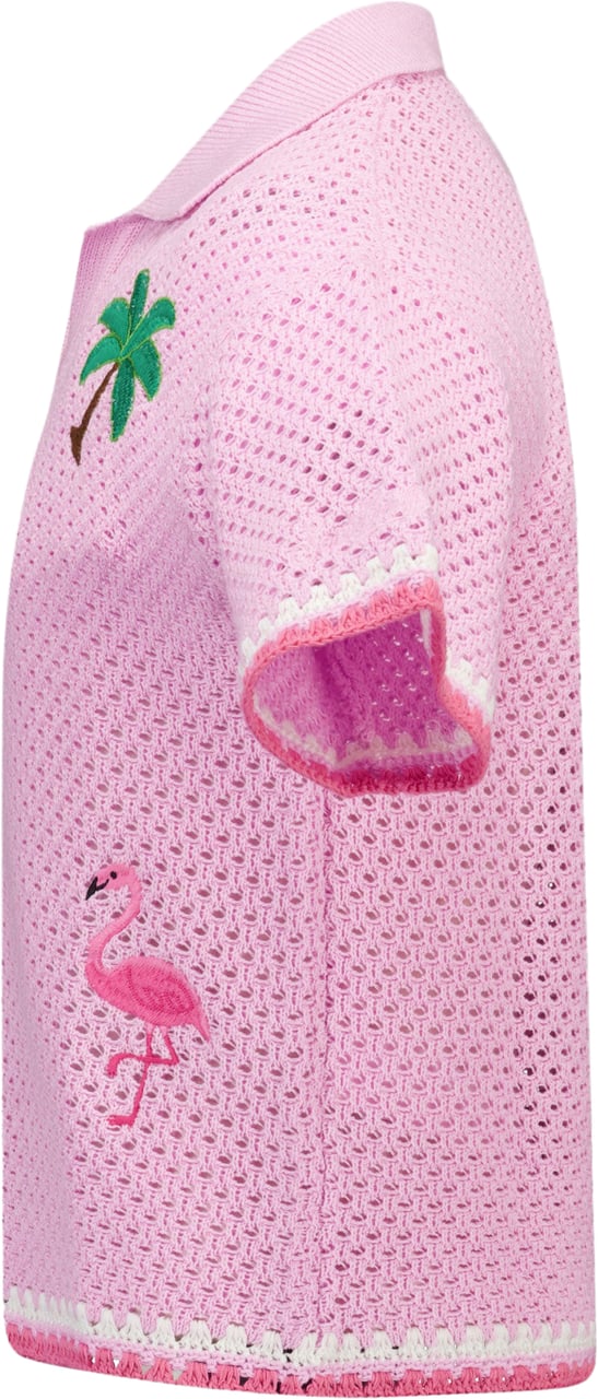 MC2 Saint Barth MC2 Saint Barth Kinder Meisjes Polo In Roze Roze