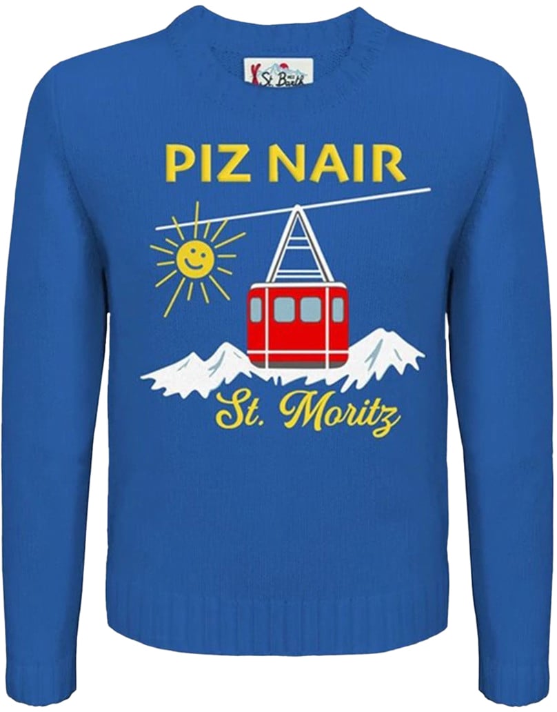 MC2 Saint Barth Sweaters Blue Blauw
