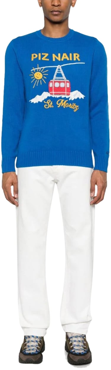 MC2 Saint Barth Sweaters Blue Blauw