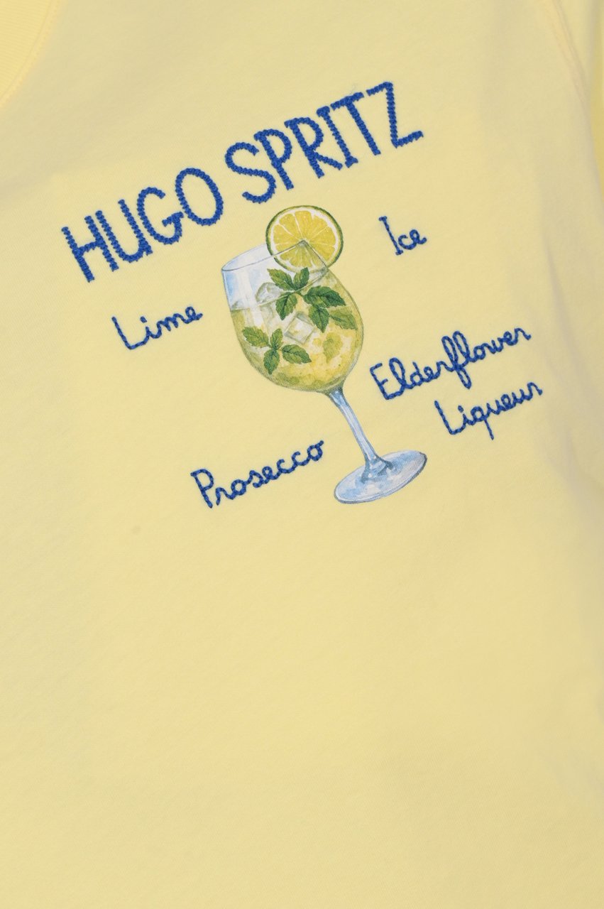 MC2 Saint Barth T-Shirts And Polos Hugo Recipe 92L Emb Geel