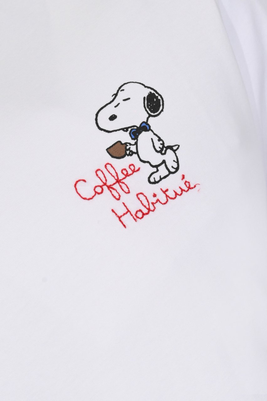MC2 Saint Barth T-Shirts And Polos Snoopy Coffee 01N Emb Wit