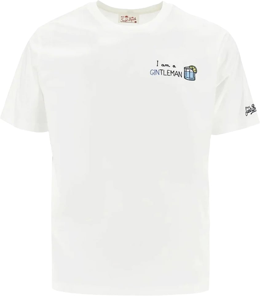 MC2 Saint Barth T-Shirts And Polos Gintleman 01N Emb Wit