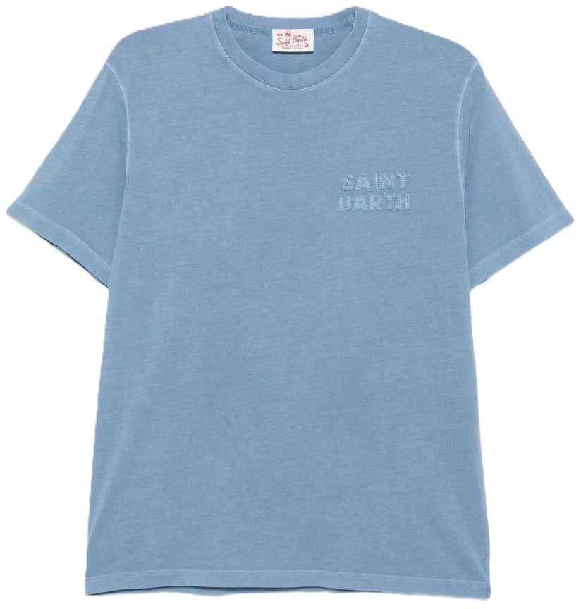 MC2 Saint Barth T-Shirts And Polos Azzurro Lichtblauw