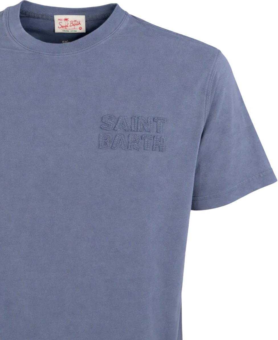 MC2 Saint Barth T-Shirts And Polos Vintage 61 Patch Blauw