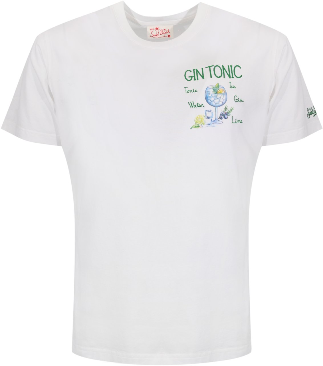 MC2 Saint Barth T-Shirts And Polos Gin Tonic Recipe 01N Emb Wit