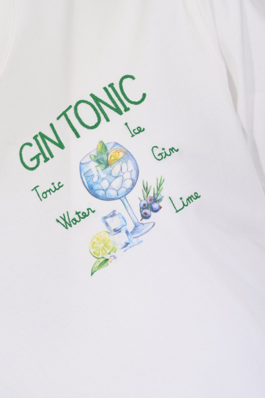 MC2 Saint Barth T-Shirts And Polos Gin Tonic Recipe 01N Emb Wit