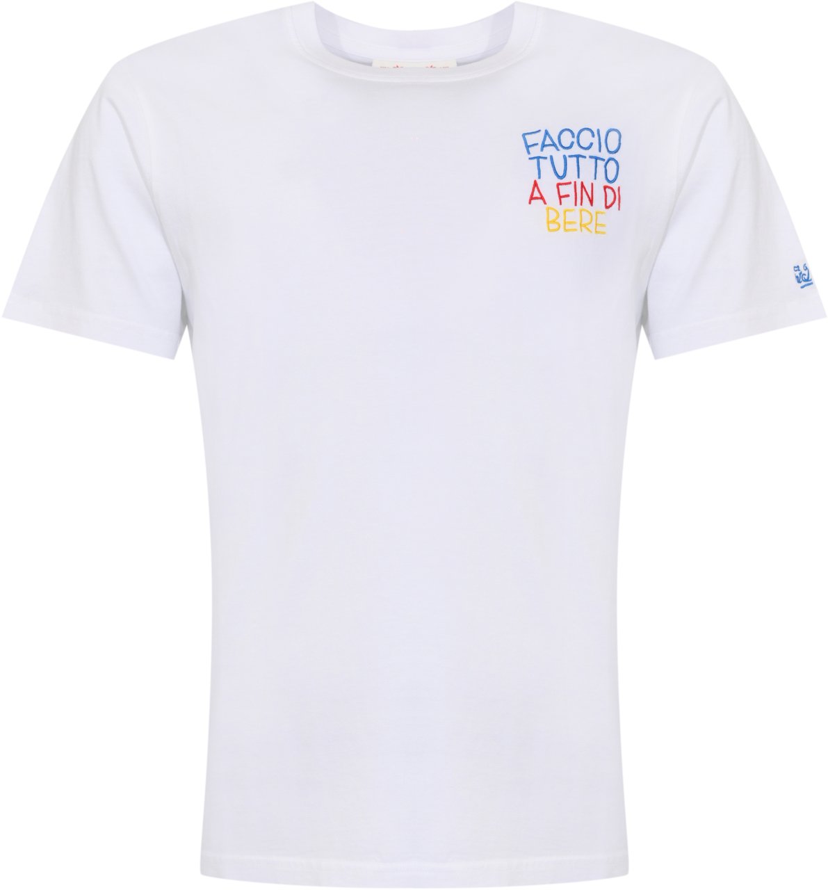 MC2 Saint Barth T-Shirts And Polos Fin Di Bere 01N Emb Wit