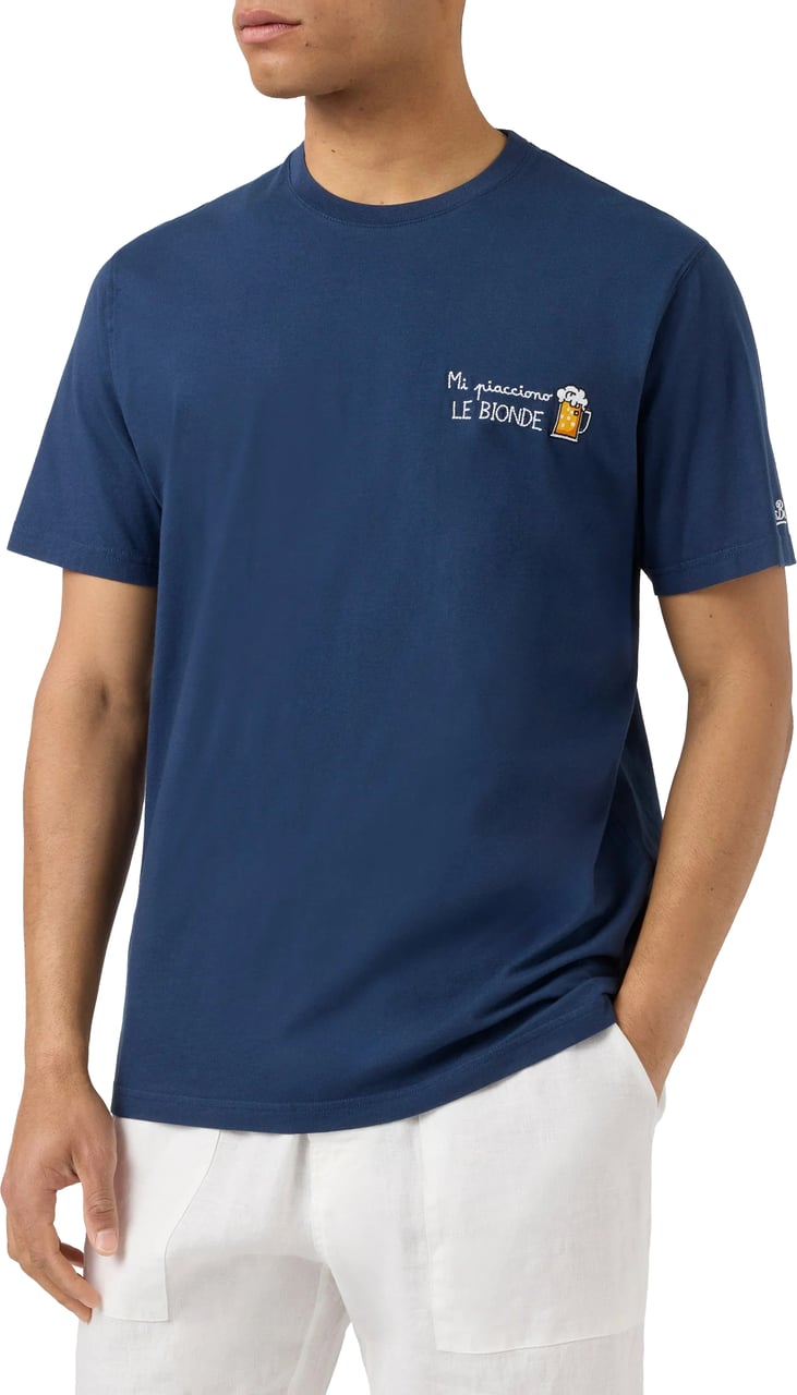 MC2 Saint Barth T-Shirts And Polos Blu Blauw