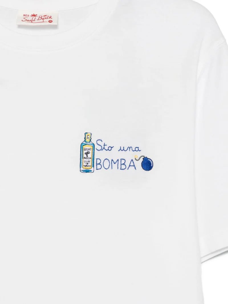 MC2 Saint Barth T-Shirts And Polos White Wit