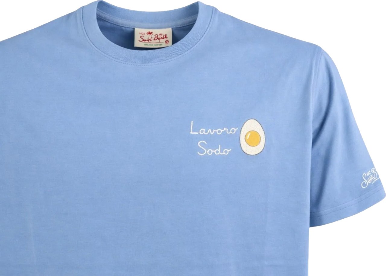 MC2 Saint Barth T-Shirts And Polos Azzurro Lichtblauw