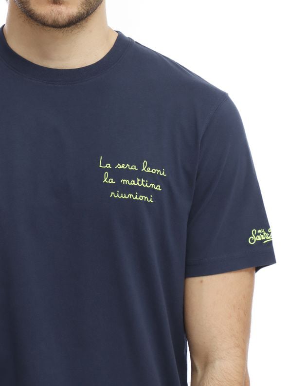 MC2 Saint Barth T-Shirts And Polos Blu Blauw