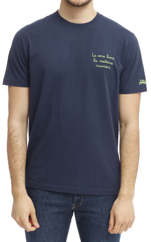 MC2 Saint Barth T-Shirts And Polos Blu Blauw