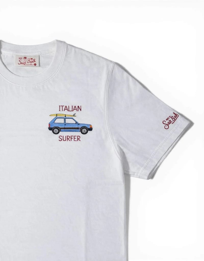 MC2 Saint Barth T-Shirts And Polos White Wit