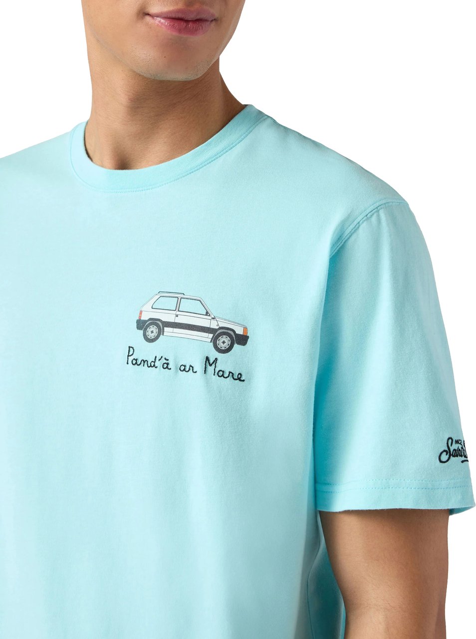 MC2 Saint Barth T-Shirts And Polos Azzurro Lichtblauw