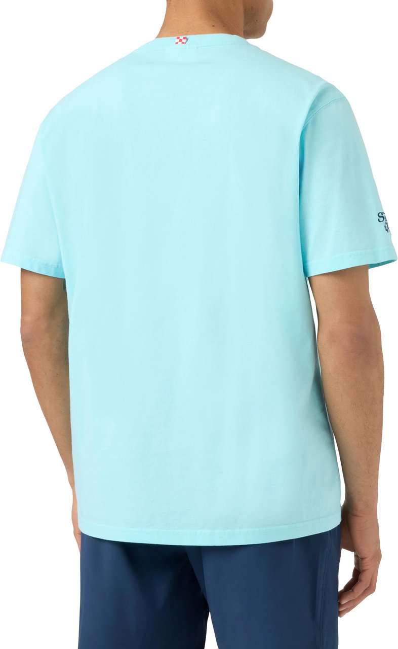 MC2 Saint Barth T-Shirts And Polos Azzurro Lichtblauw