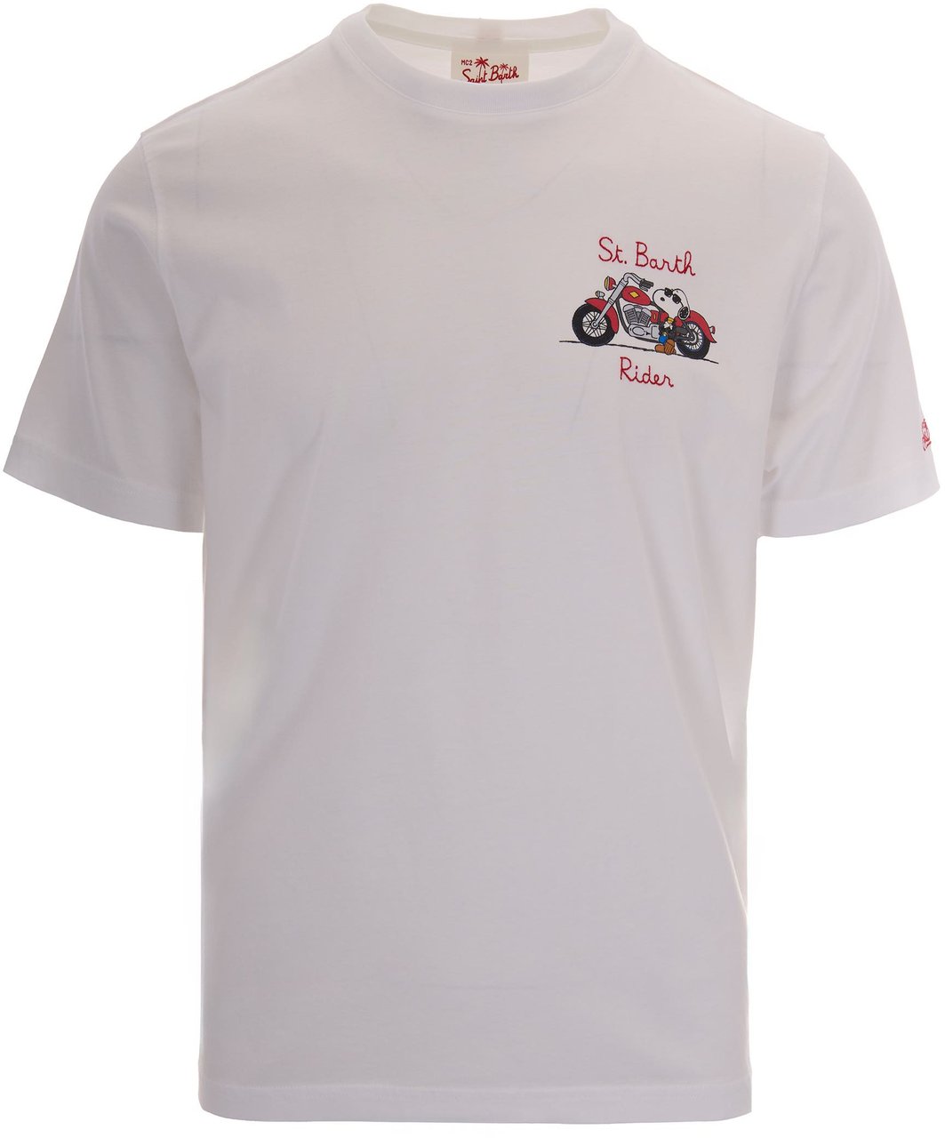 MC2 Saint Barth T-Shirts And Polos Snoopy Rider 01N Emb Wit
