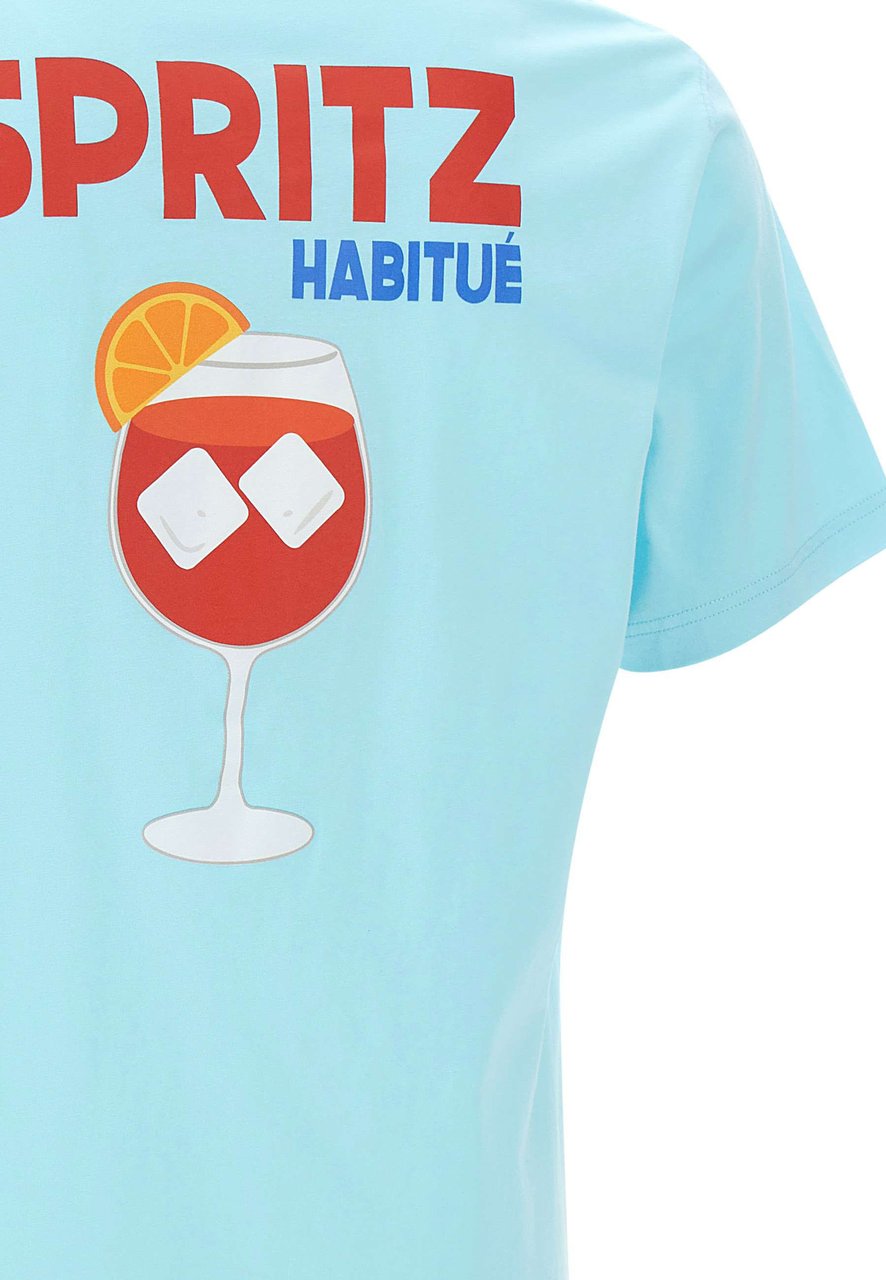 MC2 Saint Barth T-Shirts And Polos Light Blue Lichtblauw