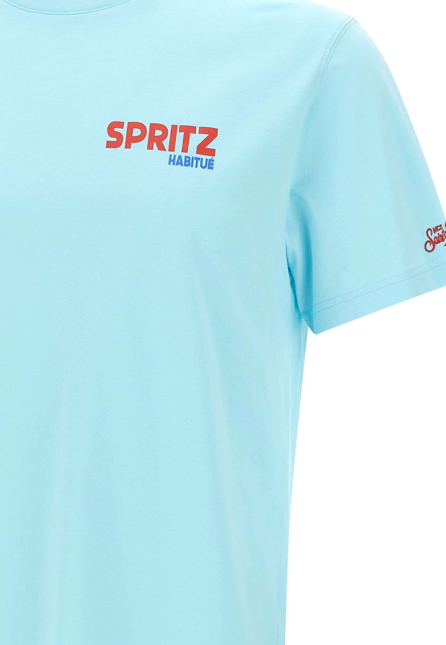MC2 Saint Barth T-Shirts And Polos Light Blue Lichtblauw