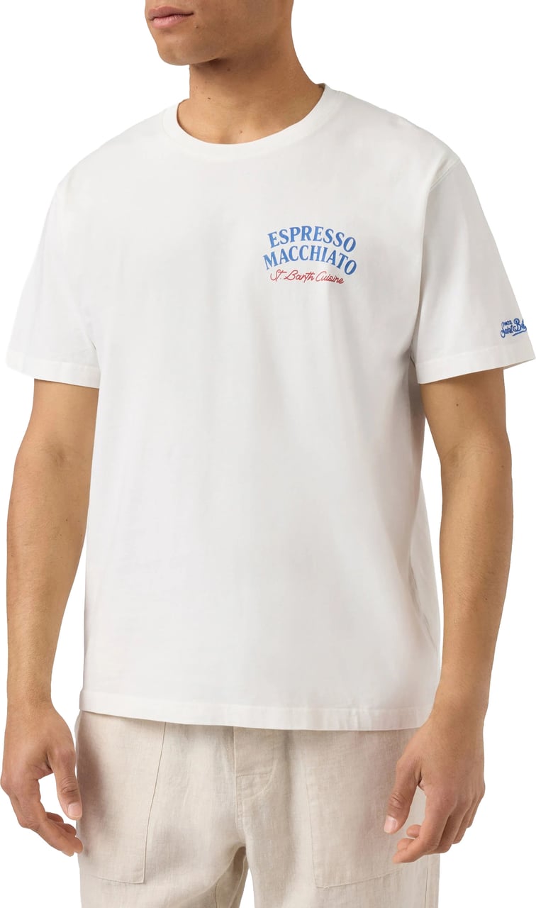 MC2 Saint Barth T-Shirts And Polos Beige Wit
