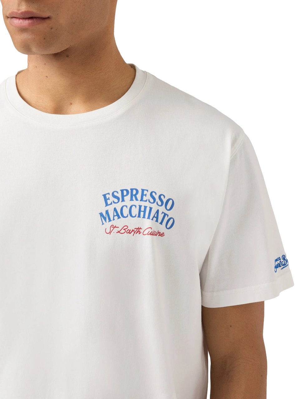 MC2 Saint Barth T-Shirts And Polos Beige Wit