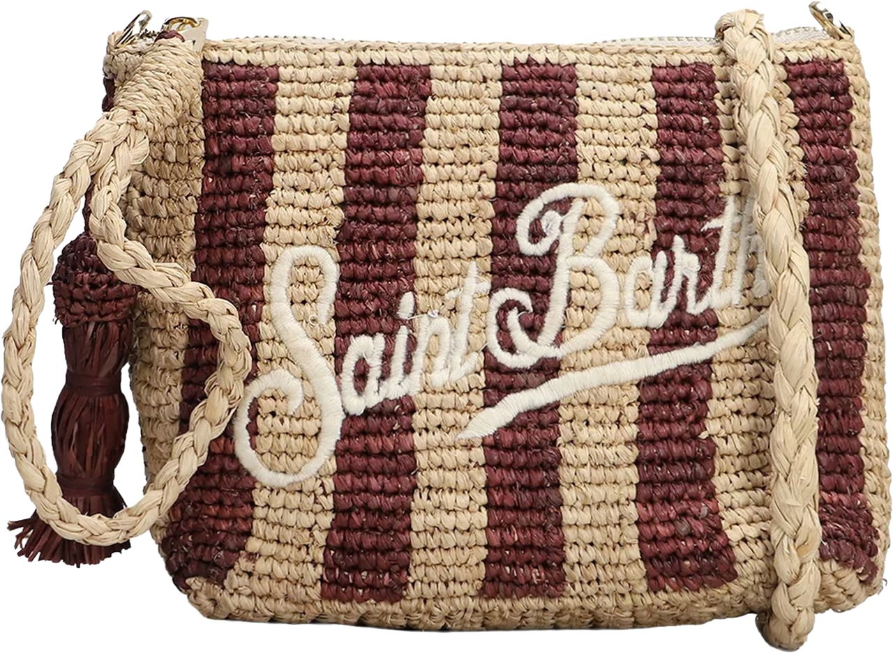 MC2 Saint Barth Bags Stripes S V 18 Emb Beige