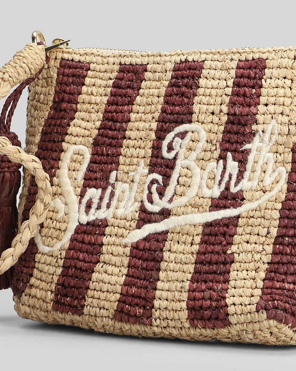 MC2 Saint Barth Bags Stripes S V 18 Emb Beige