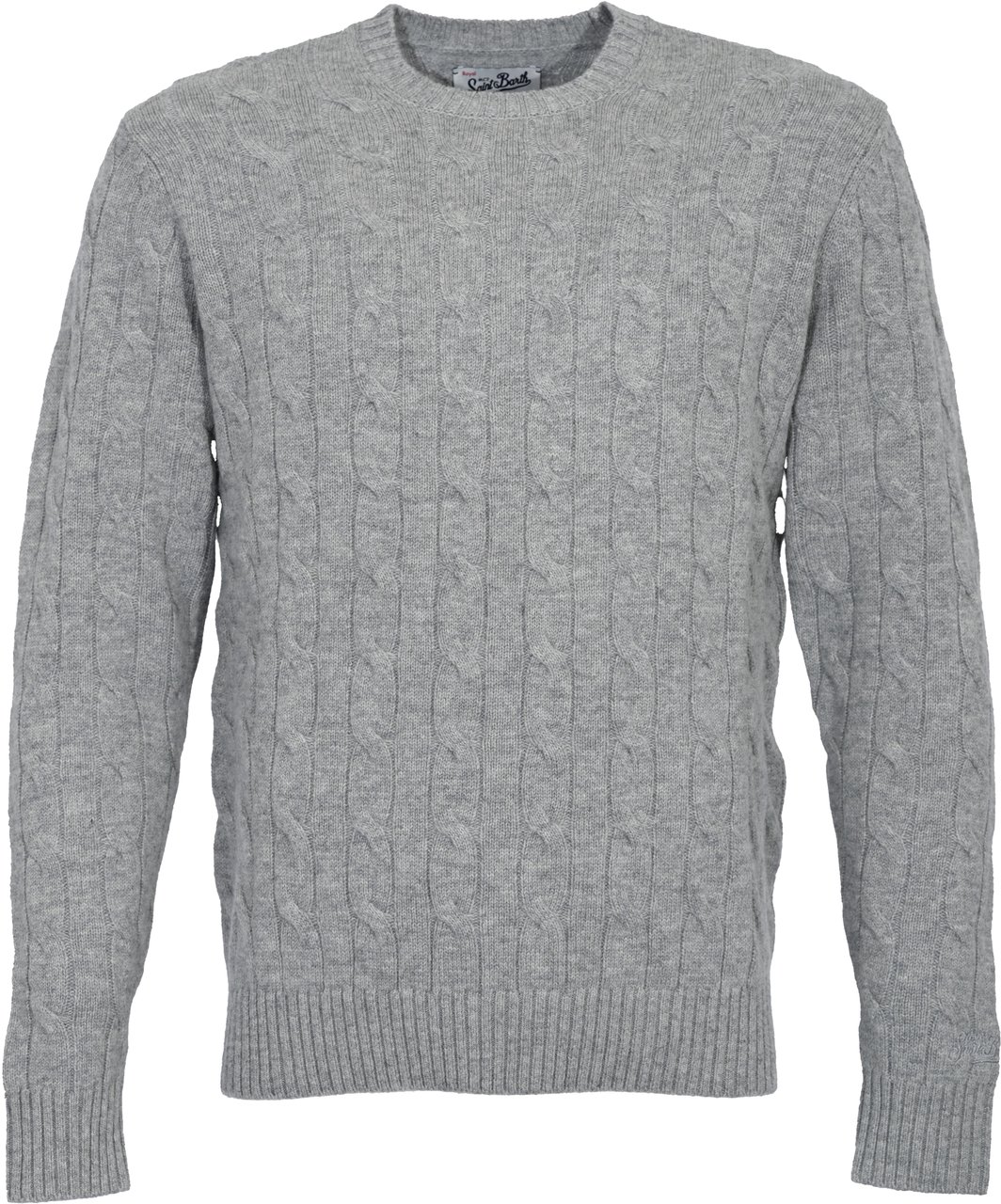 MC2 Saint Barth Sweaters 15Ml Light Melange Lichtgrijs