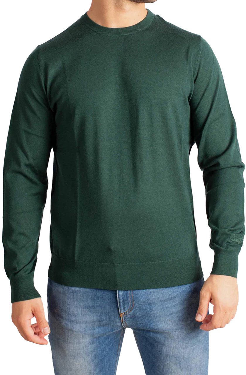 MC2 Saint Barth Sweaters 51 British Green Groen