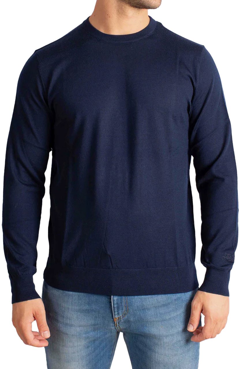 MC2 Saint Barth Sweaters 62 Night Blue Blauw