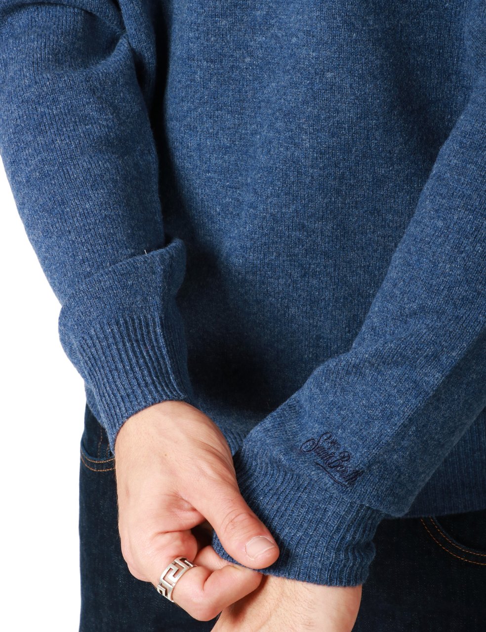 MC2 Saint Barth Sweaters Denim Blauw