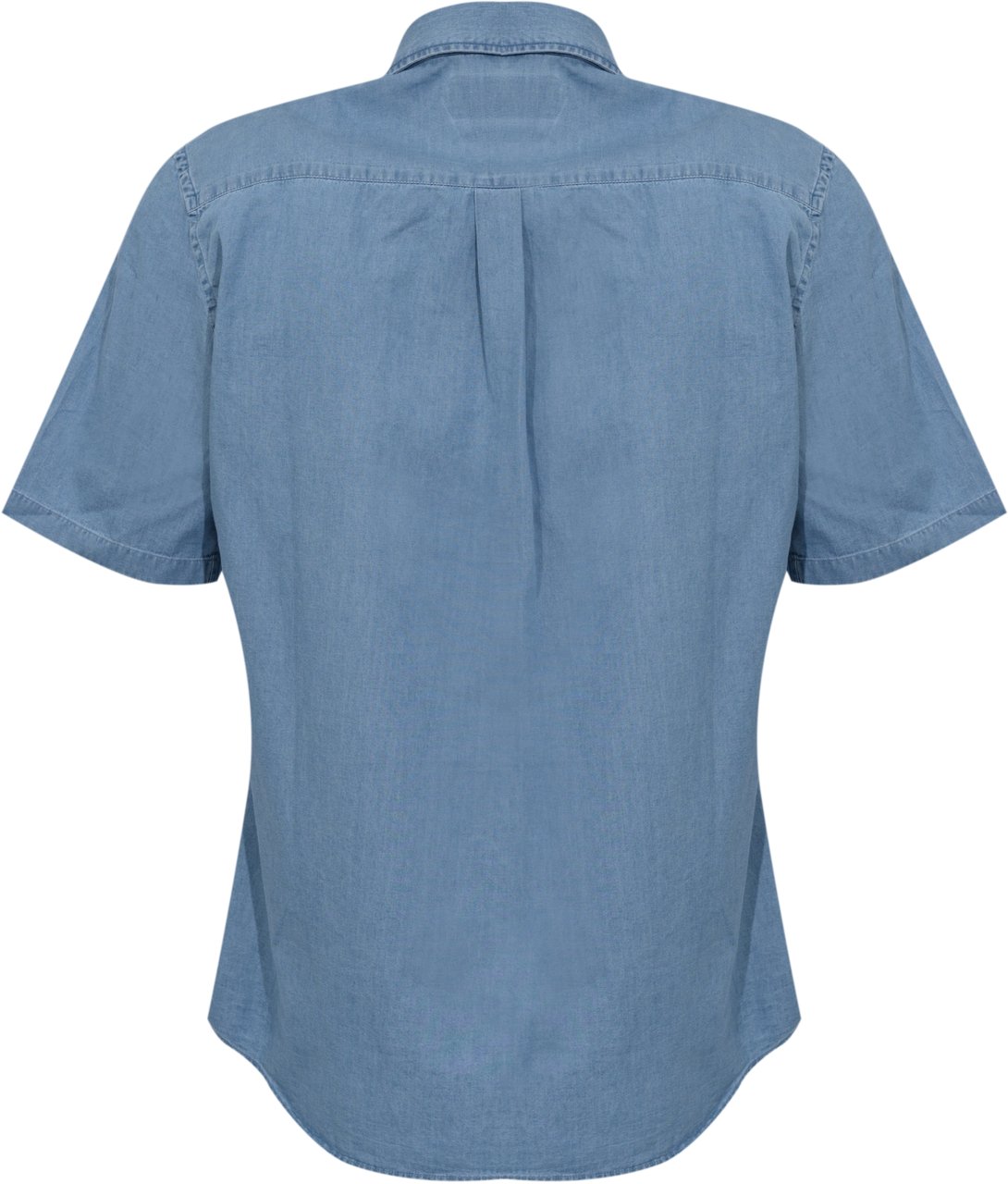 MC2 Saint Barth T-Shirts And Polos Chambray Denim Light Blauw