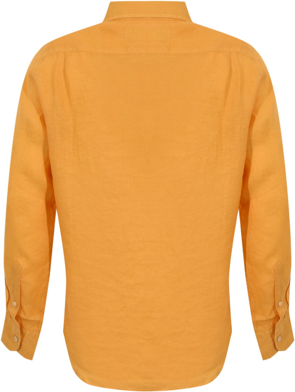MC2 Saint Barth Shirts Linen 96 Mustard Oranje