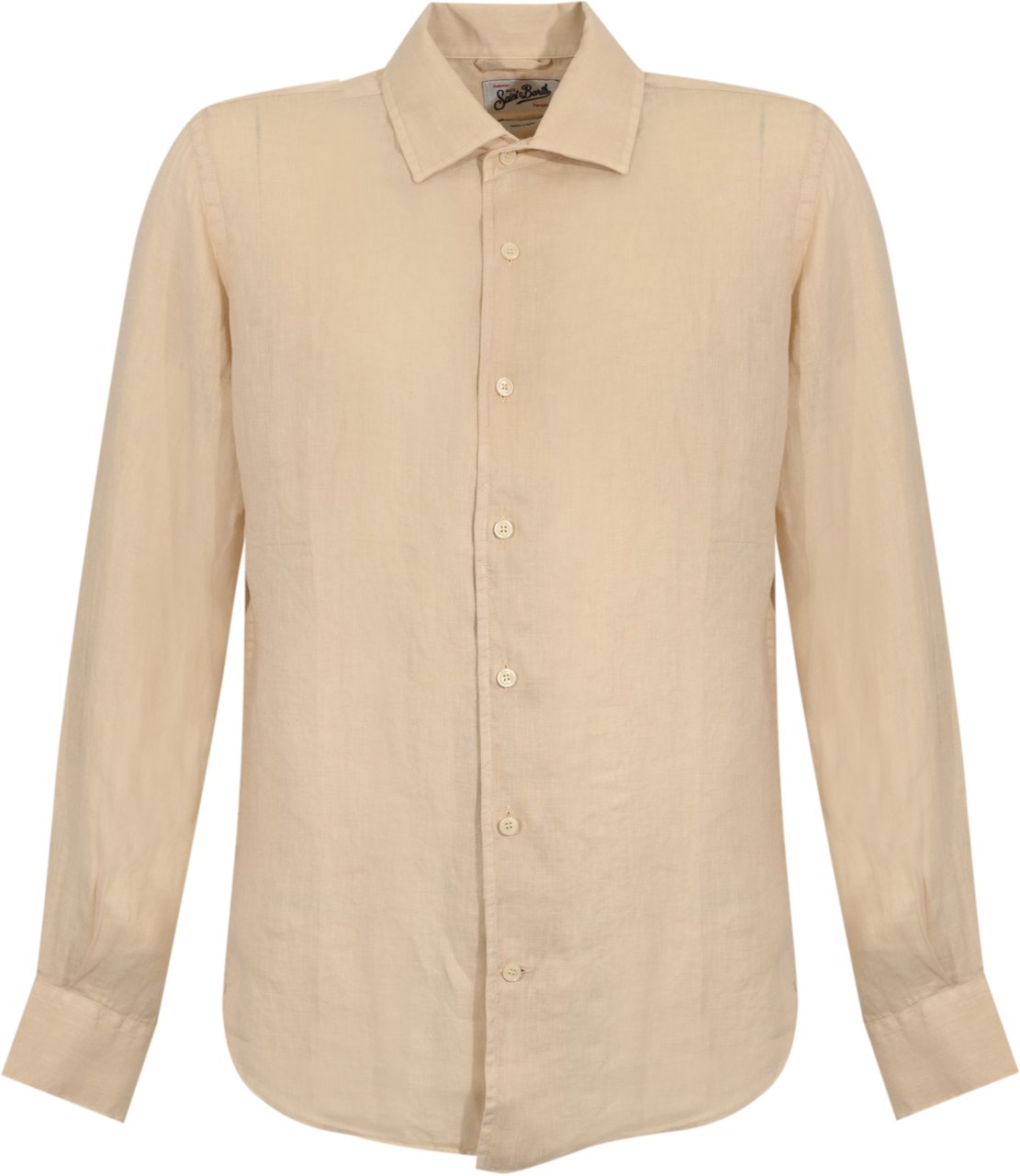 MC2 Saint Barth T-Shirts And Polos Linen 11 Beige Beige