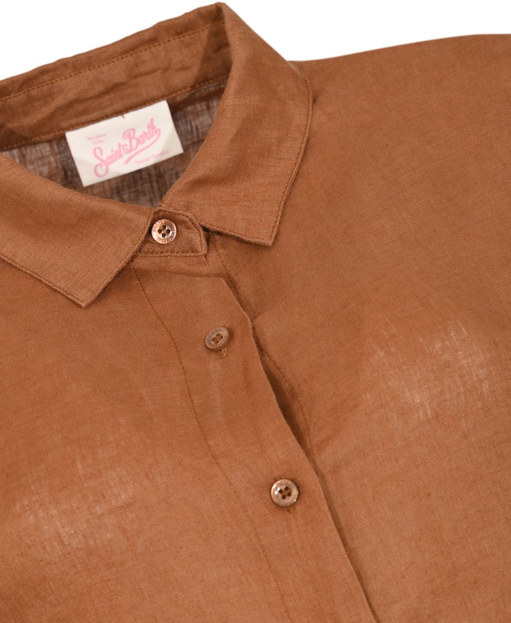 MC2 Saint Barth Dresses Linen 18 Brown Beige