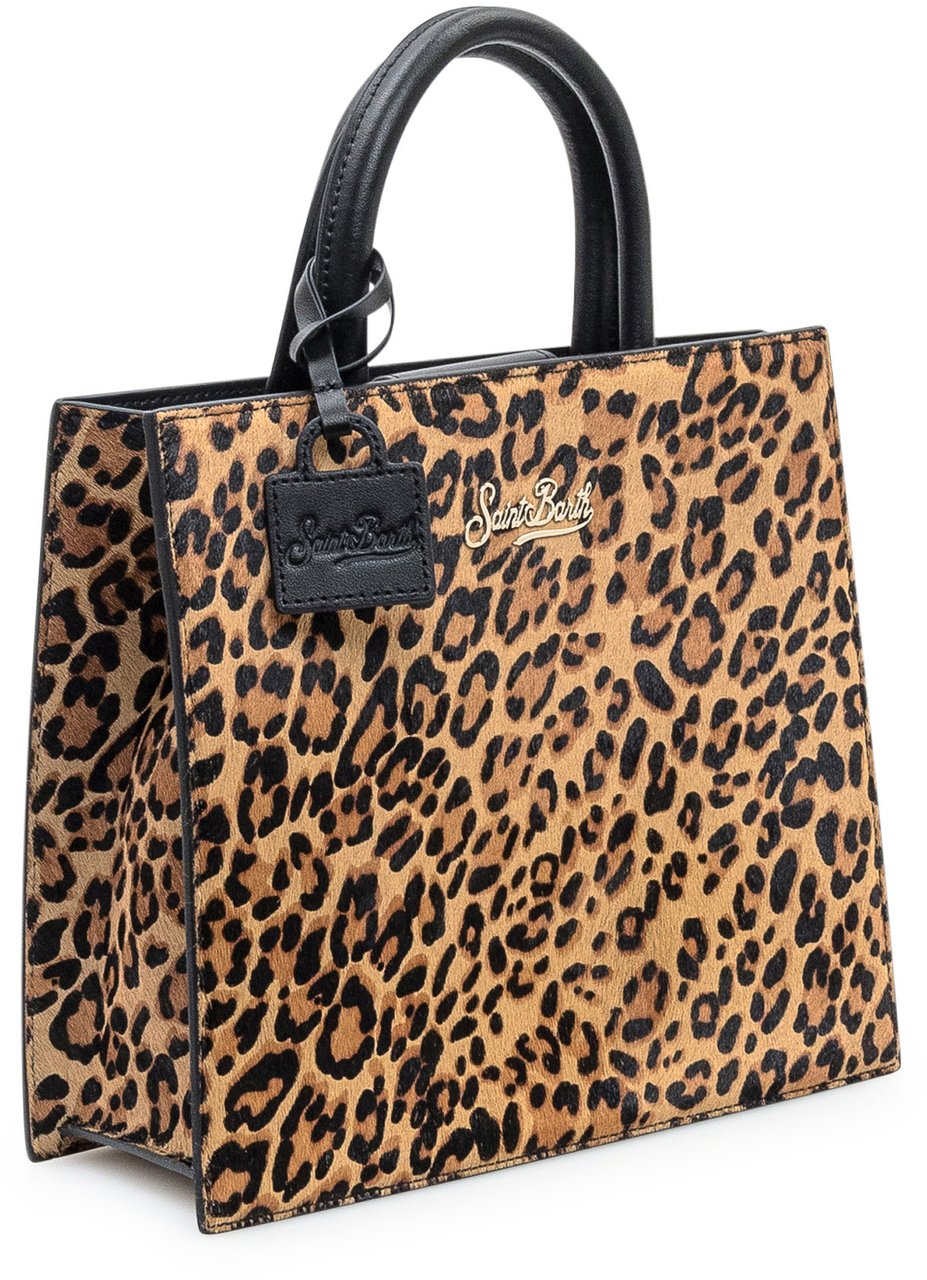 MC2 Saint Barth MC2 Saint Barth Shop Bag Midi Leopardata Divers