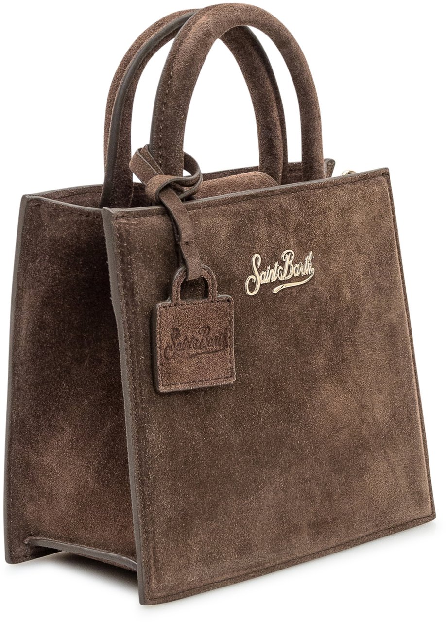 MC2 Saint Barth MC2 Saint Barth Borsa Shop Bag Midi Bruin